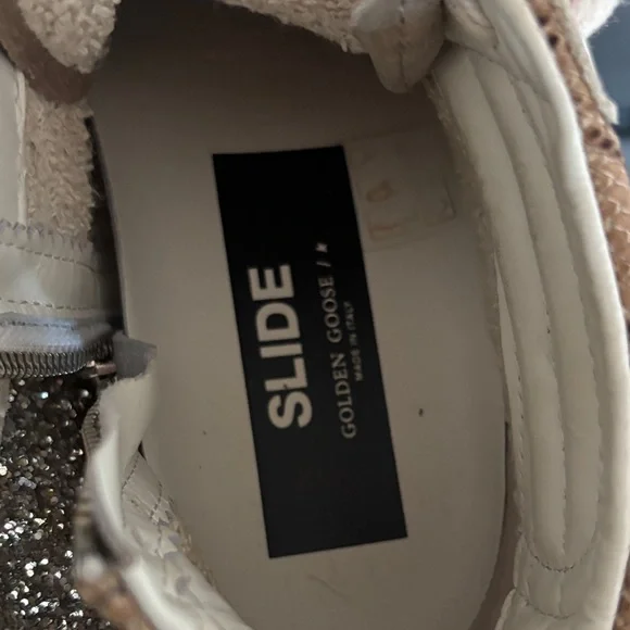 Golden Goose Glitter High-Top Sneakers - Gray, Pink, Silver - Picture 7 of 9